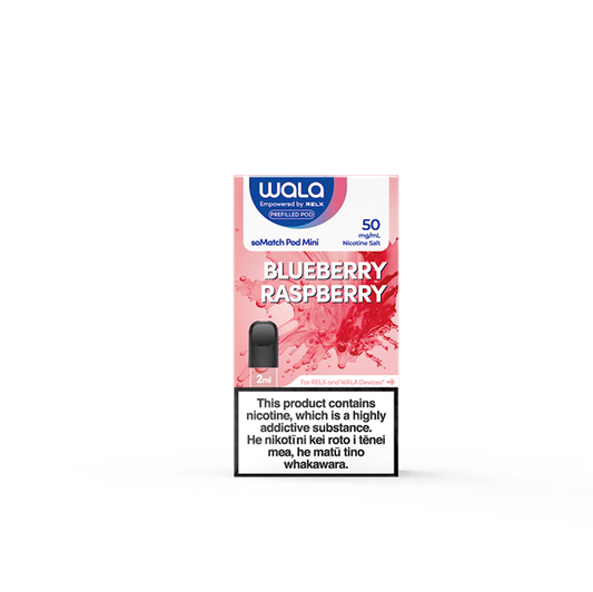 WALA soMatch Mini Pod Blueberry Raspberry Nicotine Salt 50mg/ml